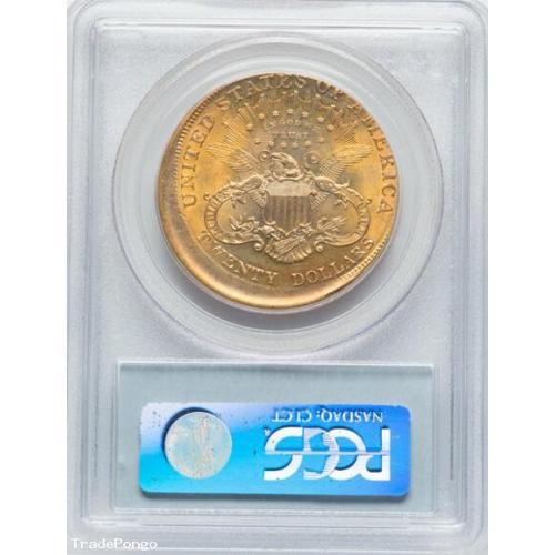 1904 $20 -- Struck 15% Off Center -- MS63 PCGS