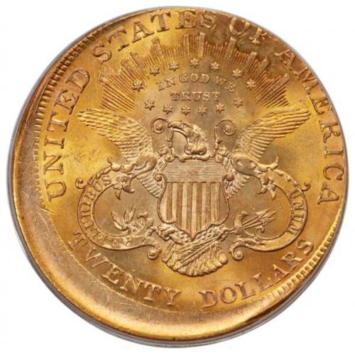 1904 $20 -- Struck 15% Off Center -- MS63 PCGS