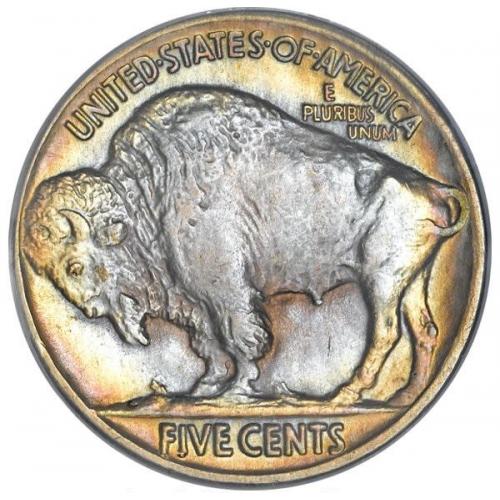 1916 5C Doubled Die Obverse Buffalo nickel MS64 PCGS