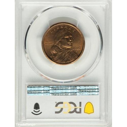 2000-D $1 Sacagawea Dollar / South Carolina Quarter Mule MS64 PCGS