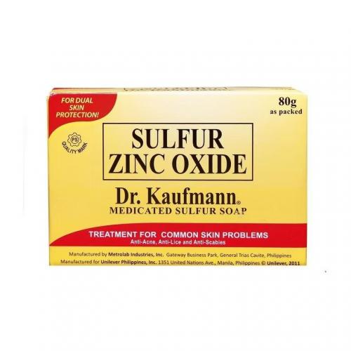 Dr. Kaufmann Sulfur Soap (3 Bars x 80g) Dual Skin Protection