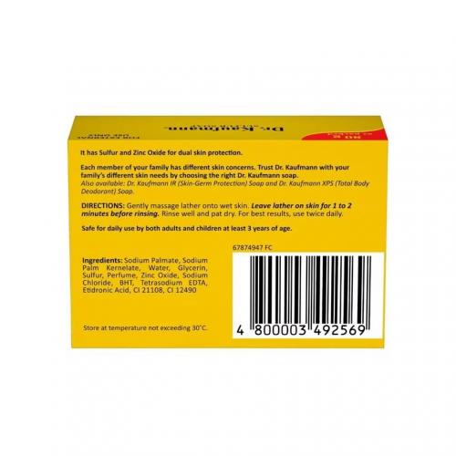 Dr. Kaufmann Sulfur Soap (3 Bars x 80g) Dual Skin Protection