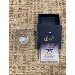 2024 Philippines 750-Piso 75th Anniversary of CBP – SILVER in ACRYLIC case