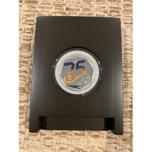 2024 Philippines 750-Piso 75th Anniversary of CBP – SILVER in WOODEN case