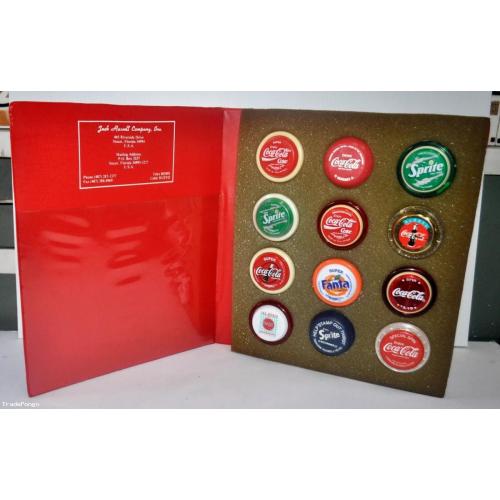 12 Phil Issue Yo-Yo JACK RUSSELL PROMOTIONAL Folder Set Coca Cola, Fanta
