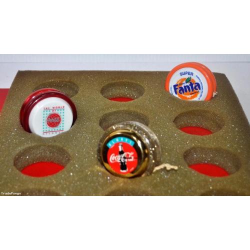 12 Phil Issue Yo-Yo JACK RUSSELL PROMOTIONAL Folder Set Coca Cola, Fanta