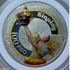 2026 Philippine 100 Piso SINULOG Colored 1 Oz BSP Silver Coin Cebu Sto Nino
