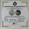 Philippine 7,500-Piso 75th Anniversary of Central Banking in the Philippines – Gold in Wooden Cube Box with Acrylic Top