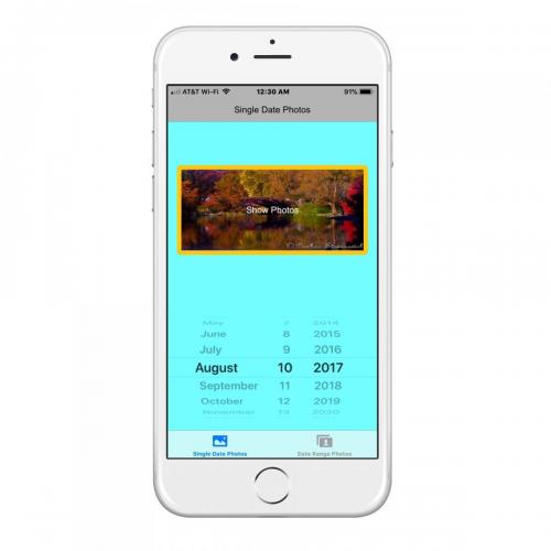 iOS App - Search Photos By Date