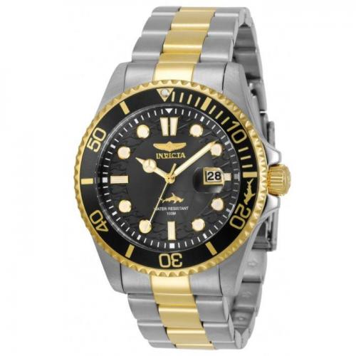 Invicta Pro Diver Stainless Steel Black Dial Men's Watch