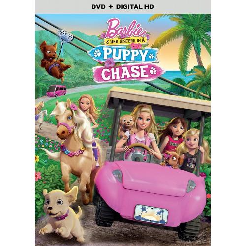 Barbie and Her Sisters in a Puppy Chase (DVD) Free Shipping