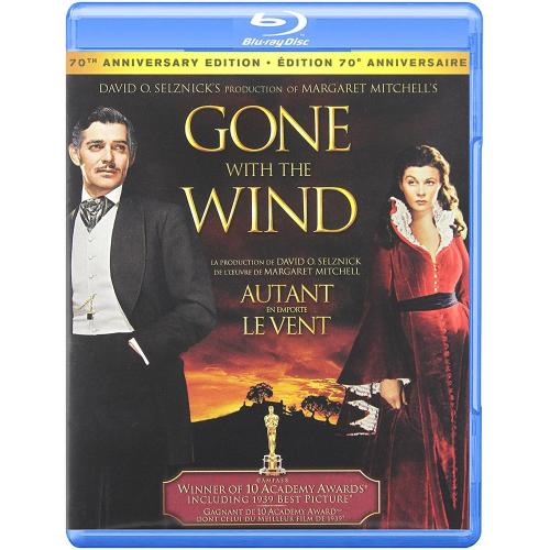 Gone With the Wind (70th Anniversary Edition) blu ray New FREE SHIPPING