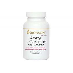 Bronson Acetyl L-Carnitine with CoQ10, 120 Capsules