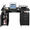 Techni Mobili Super Storage Computer Desk, Espresso