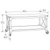 Better Homes & Gardens Rustic Country Coffee Table