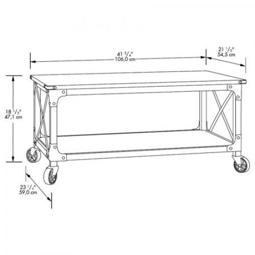 Better Homes & Gardens Rustic Country Coffee Table