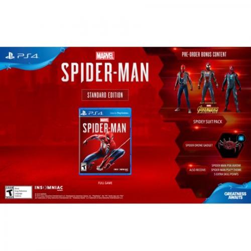 Marvel's Spider-Man, PS 4, 711719506126
