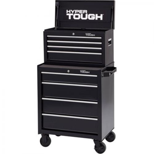 Hyper Tough 4-Drawer Rolling Tool Cabinet with Ball-Bearing Slides, 26W