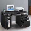 Techni Mobili Super Storage Computer Desk, Espresso