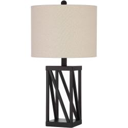 Better Homes and Gardens Bronze Cage Lamp Square Cage Table Lamp