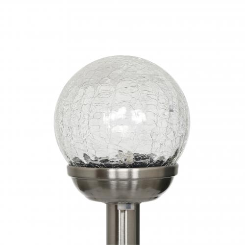 Westinghouse Solar Crackle Globe Path Light - 2 Pack