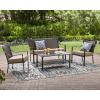 Mainstays Braddock Heights II 4-Piece Patio Furniture Set, Seats 4