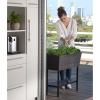 Keter Urban Bloomer, Resin Elevated Planter Raised Garden Bed