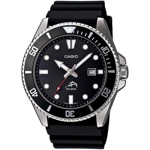 Casio Men's Stainless Steel Dive-Style Watch