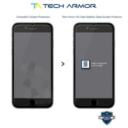 Tech Armor Apple iPhone 6 Plus, iPhone 7 Plus, iPhone 8 Plus Ballistic Glass Screen Protector
