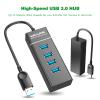 Wavlink 4-Port USB 3.0 Hub 5Gbps High Speed USB HUB for PC Laptop Macbook Computers