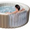 Intex 120 Bubble Jets 4-Person Round Portable Inflatable Hot Tub Spa