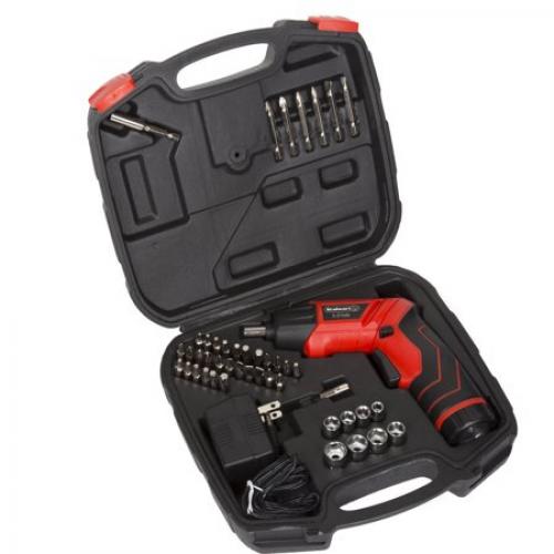 Stalwart 75-PT1000 45-Piece 3.6V Rechargeable Pivoting Screwdriver Set