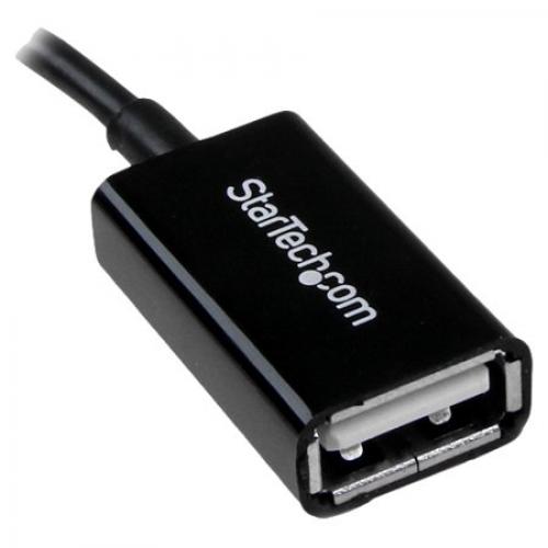 StarTech 5 Micro USB to USB OTG Host Adapter M/F