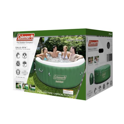 Coleman SaluSpa 4-6 Person Inflatable Portable Massage Hot Tub Spa
