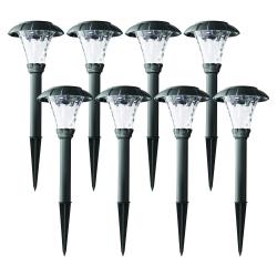 Mainstays Solar Stanford Pathway Light Set-8PK