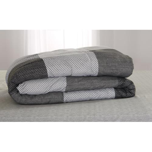 Mainstays Overscale Black Plaid Bed in a Bag