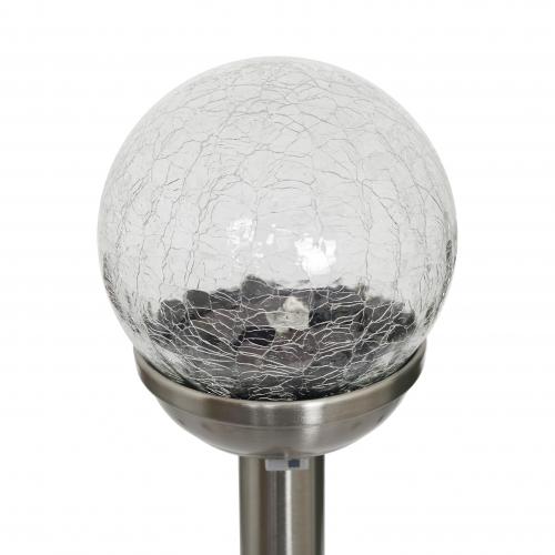 Westinghouse Solar Crackle Globe Path Light - 2 Pack