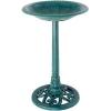 Gardman BA01136 Verdigris Pedestal Bird Bath