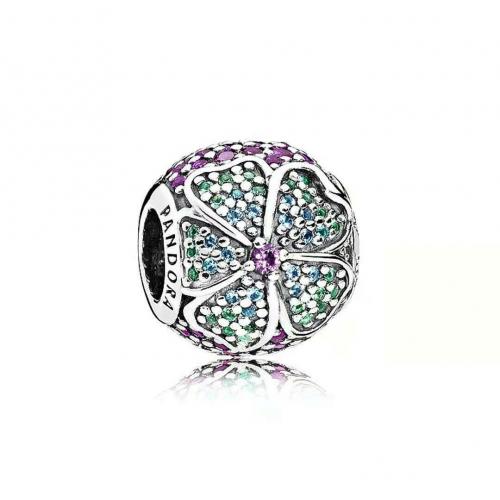  NEW Authentic Pandora Sterling Silver 925 Glorious Blooms Charm 797067