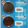 CR 2016 RENATA WATCH BATTERY ECR2016 CR2016 3V FREE SHIPPING Authorized Seller 