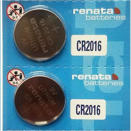 CR 2016 RENATA WATCH BATTERY ECR2016 CR2016 3V FREE SHIPPING Authorized Seller 