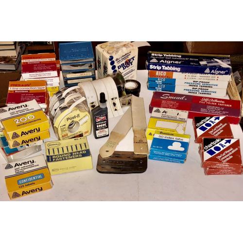 Large Assortment Of Drafting Supplies See Photos Dots Tabs Tapes Ink Fasteners