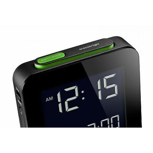 Braun BNC009BK Digital Quartz Alarm Clock