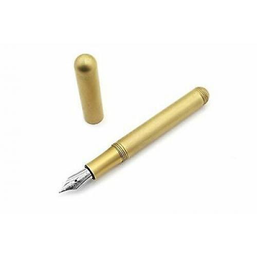 Kaweco Liliput Fountain Pen, Smooth Brass, Fine Nib