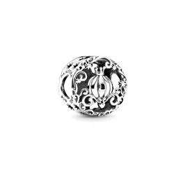 New Authentic Pandora  DISNEY Cinderella Midnight Pumpkin Silver Charm 799197