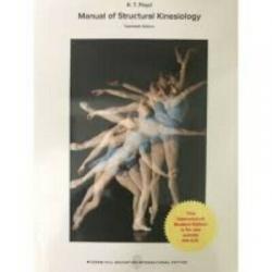 Manual of Structural Kinesiology 20th Edition by Floyd - International Edition softcover