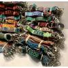 ❤️ BASEBALL Personalized Embroidered Strap Key Rings Keychains Attachment Clasp