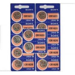 12 SONY CR1620 CR 1620 3V Coin Lithium Batteries