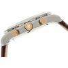 Seiko Men's SPC129P1 Neo Classic Alarm Perpetual Chrono Brown Leather Watch