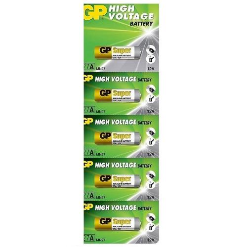 5 Pcs GP 27A GP27A 12V Alkaline Remote Battery